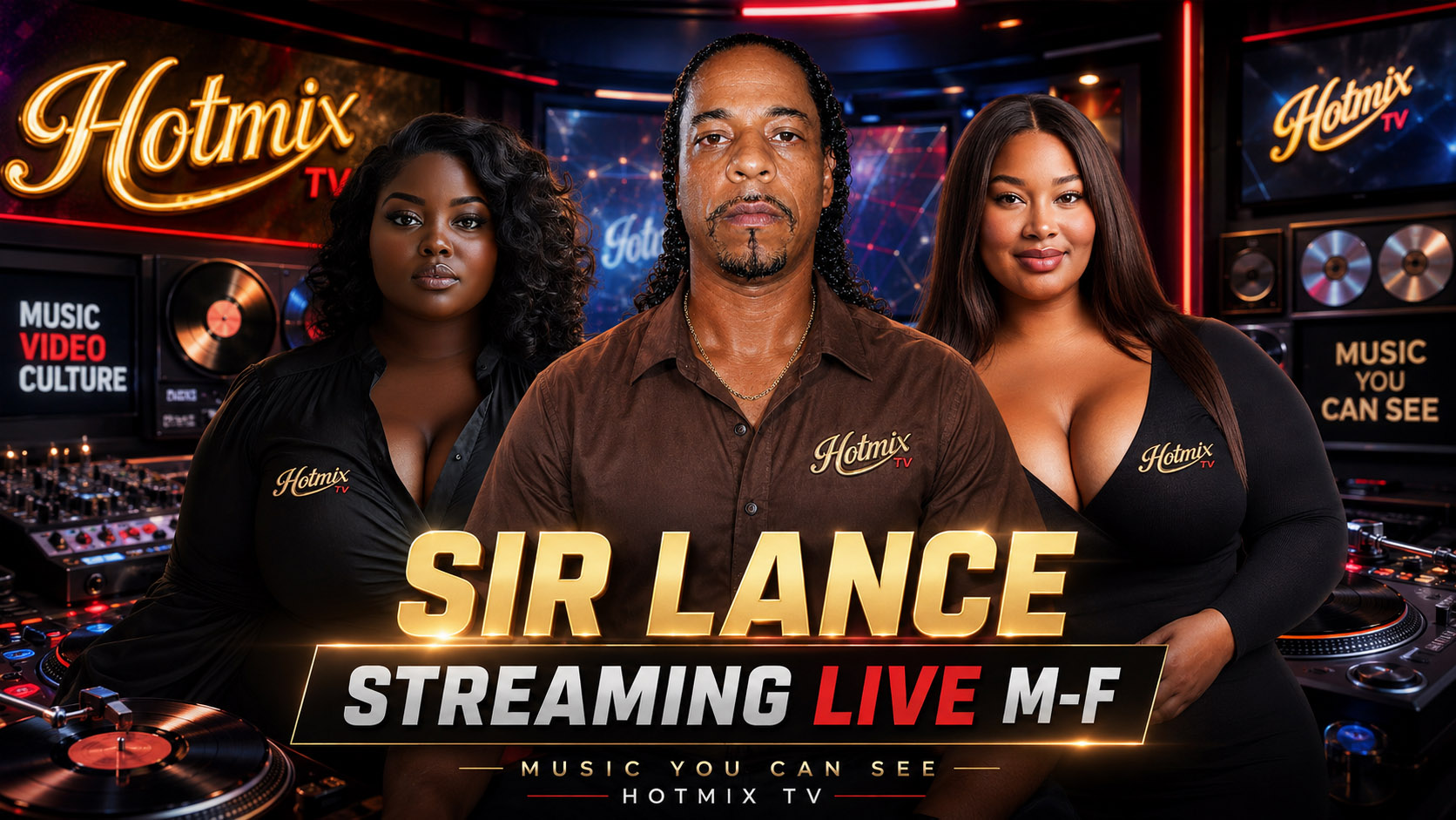 Sir Lance live from the Hotmix TV executive studio
